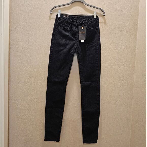 NWT Maison Scotch Boudoir Pattern Skinny Stretch Jeans Size 25/320. - Picture 1 of 9